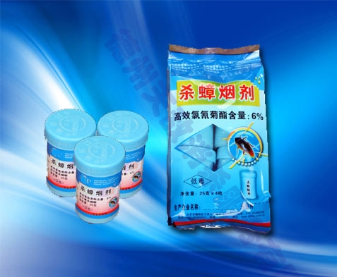 浙江6%高效氯氰菊酯杀蟑烟剂